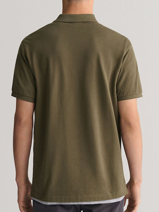 Polo Short Sleeve Blouse Olive
