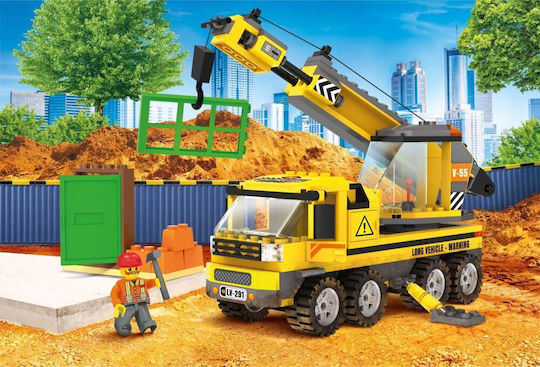 Blocki Building Blocks My City Crane for 6+ Years 233 Pieces