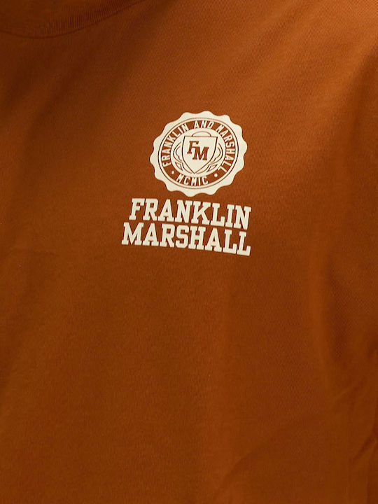 Franklin & Marshall Men's Short Sleeve Blouse Orange