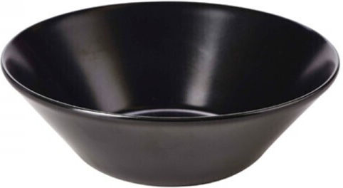 Soler Hispania Bol de Servire Rotund Ceramică Negru cu Diametru 24buc 6buc