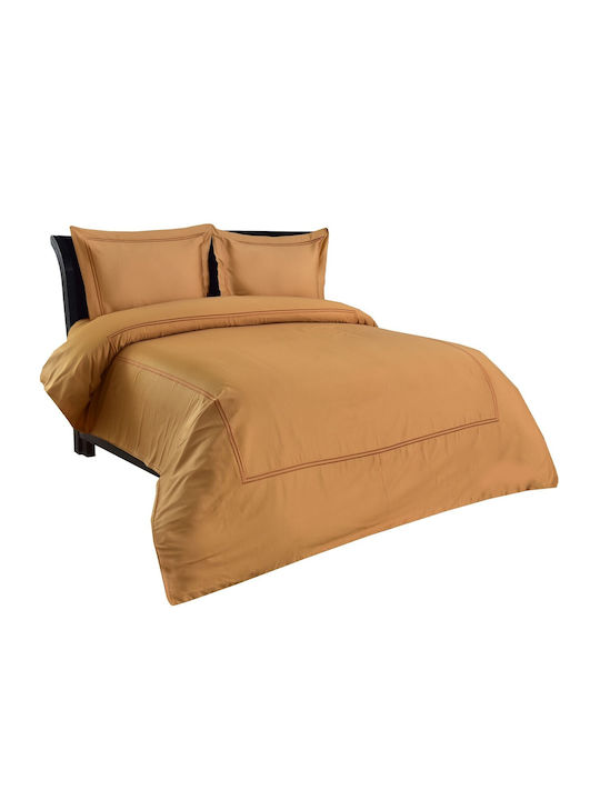 Anna Riska Classico 2 Σετ Σεντόνια King Size 270x270εκ. Cinammon (4τμχ)