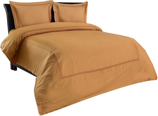 Anna Riska Classico 2 Σετ Σεντόνια King Size 270x270εκ. Cinammon (4τμχ)