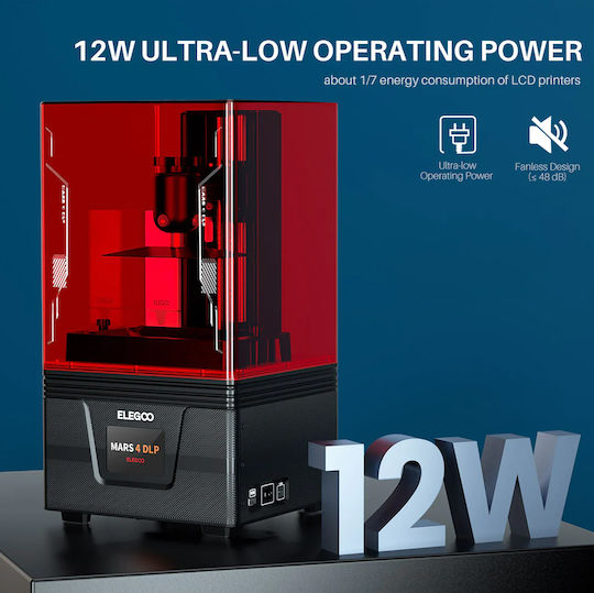 Elegoo Mars 4 Αυτόνομος 3D Printer Ρητίνης με Σύνδεση USB