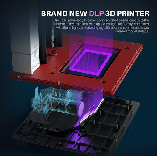 Elegoo Mars 4 Αυτόνομος 3D Printer Ρητίνης με Σύνδεση USB