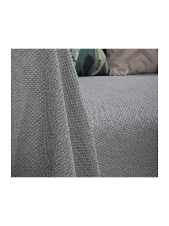 Nef-Nef Homeware Betty Armchair Throw Jacquard 180x180cm Sage Green