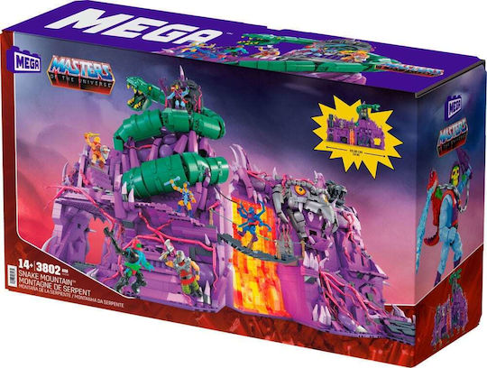 Mega Bloks Snake Mountain Building Blocks for 14+ Years 3802 Pieces