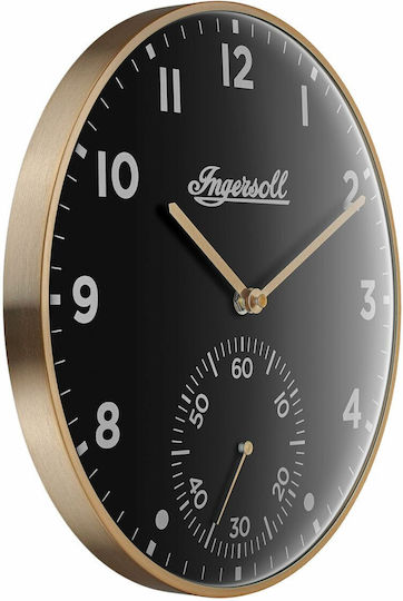 Ingersoll Ρολόι Τοίχου Χρυσό Ø30cm