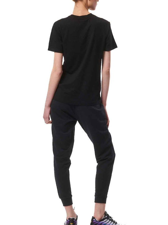 Body Action Essential Branded T-Shirt Μαύρο
