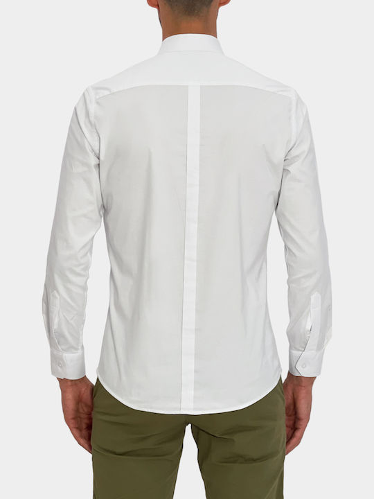 Long Sleeve Shirt Narrow Fit White
