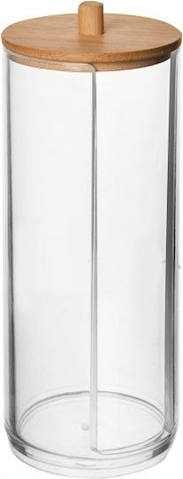 Box Reinigungspads Bambus Deckel 17,5 X 7 Cm