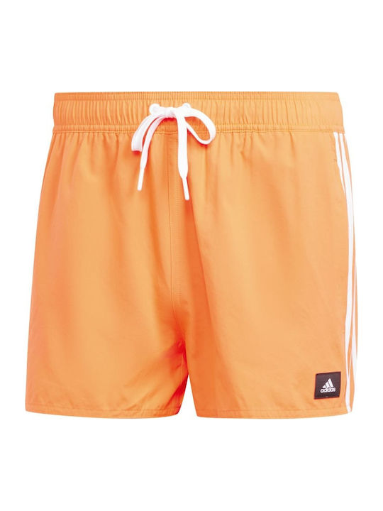 3-Stripes CLX Men's Swimwear Shorts Red Striped