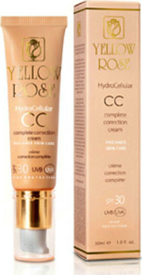 Yellow Rose Hydrocellular CC Medium Cream Face Day with SPF30 30ml