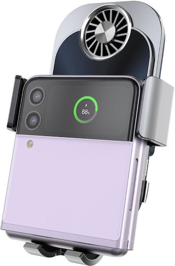 Samsung Galaxy Z Flip4 3 C36 Fan Cooling Dual Coil Car Phone Holder Wireless Charger