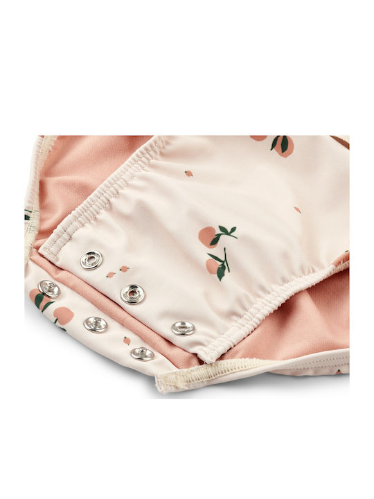 Liewood Amina Baby Παιδικό Μαγιό Ολόσωμο Peach