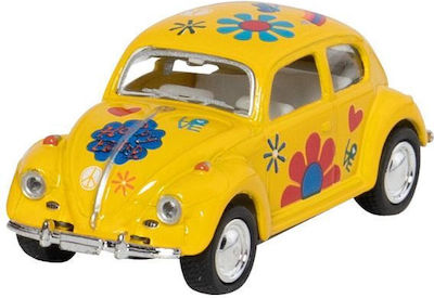 Goki Volkswagen Classical Beetle Car Yellow for 3++ Years