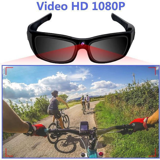 Spy Camera Glasses 5MP with Memory Card Slot and Motion Detector