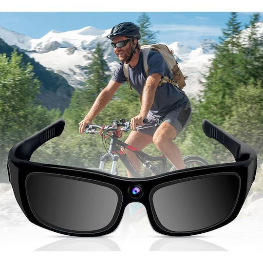 Spy Camera Glasses 5MP with Memory Card Slot and Motion Detector