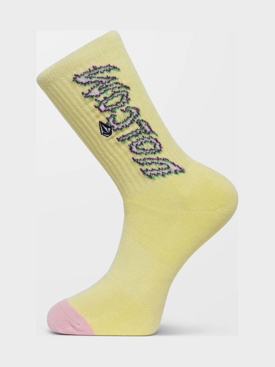 Volcom Tetsunori Bărbați Șosete Yellow 1Pachet