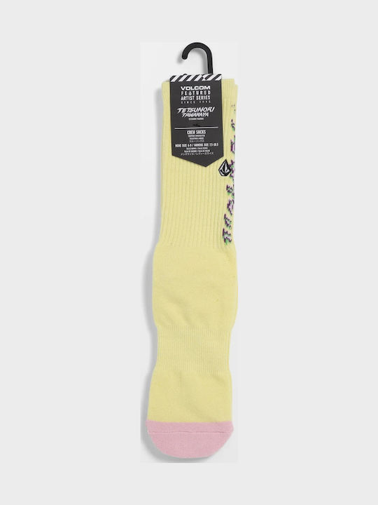 Volcom Tetsunori Чорапи Yellow 1Пакет