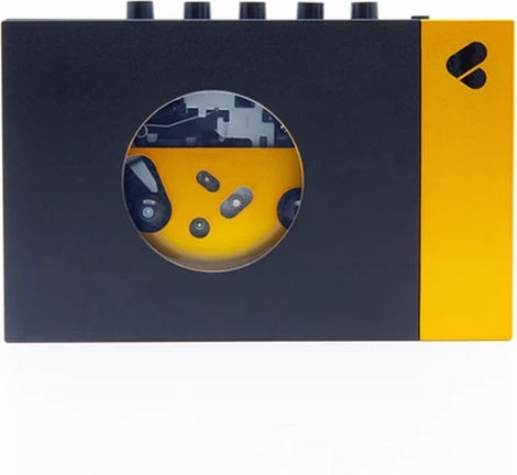 We Are Rewind Portable Sound System With Cassette Player Bluetooth Black