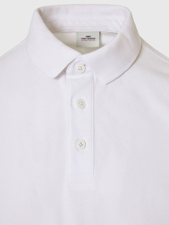 Funky Buddha Men's Blouse Polo White