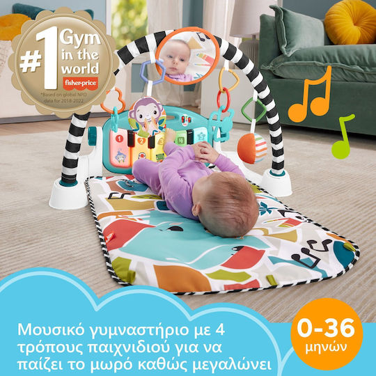 Fisher Price Kick & Play Baby-Spieldecken und -Gyms mit Musik für Neugeborene