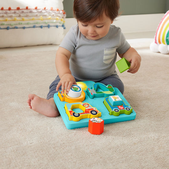 Fisher Price Jucărie de Sortare a Formelor Sortare Forme cu Sunete pentru 9++ Luni
