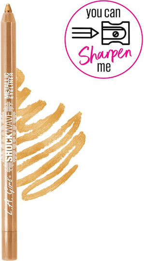 L.a Gel Metallic Eye Pencil Girl Shockwave Metallic Eyeliner 1.2g 749 Gold Medal