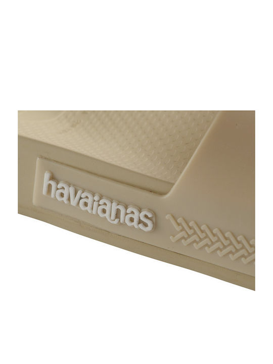 Classic Frauen Flip Flops in Beige Farbe