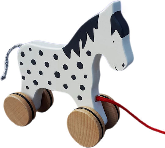 Goki Jucărie de Tras Pull-along Animal din Lemn
