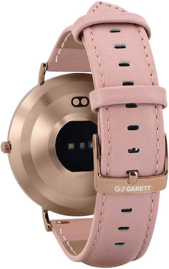 Garett Verona 50mm Smartwatch με Παλμογράφο (Ροζ)
