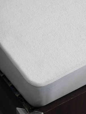 Madi Semi-Double Waterproof Mattress Cover Rain White 120x200+30cm