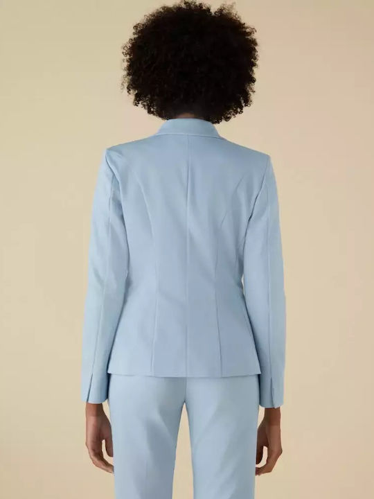 Marella Γυναικείο Σακάκι Light Blue