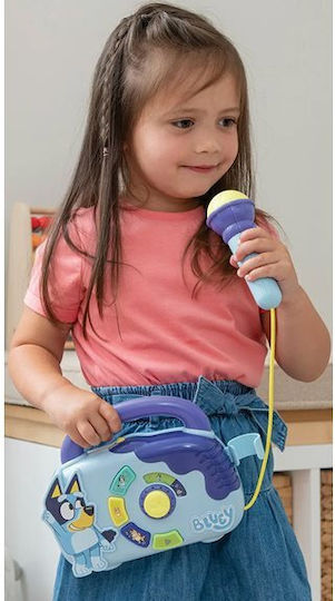 AS Musical Instrument Radio Boombox Bluey with Music and Sounds for 18++ Months