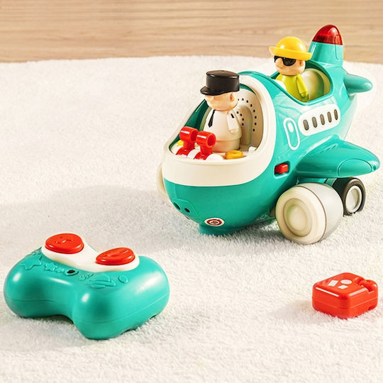 Hola Toys Όχημα Airplane με Φως και Ήχους για 18+ Μηνών
