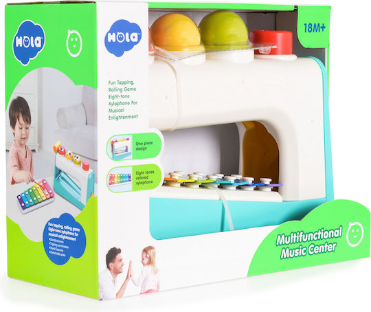 Hola Toys Musical Instrument Xylophone with Music and Sounds for 18++ Months