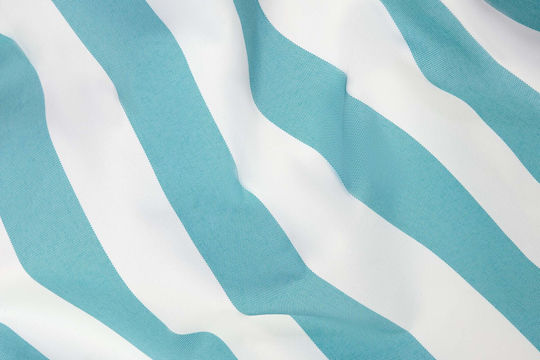 Πουφ Μαξιλάρα Αδιάβροχη Original Stripe Azur 134x134x180cm