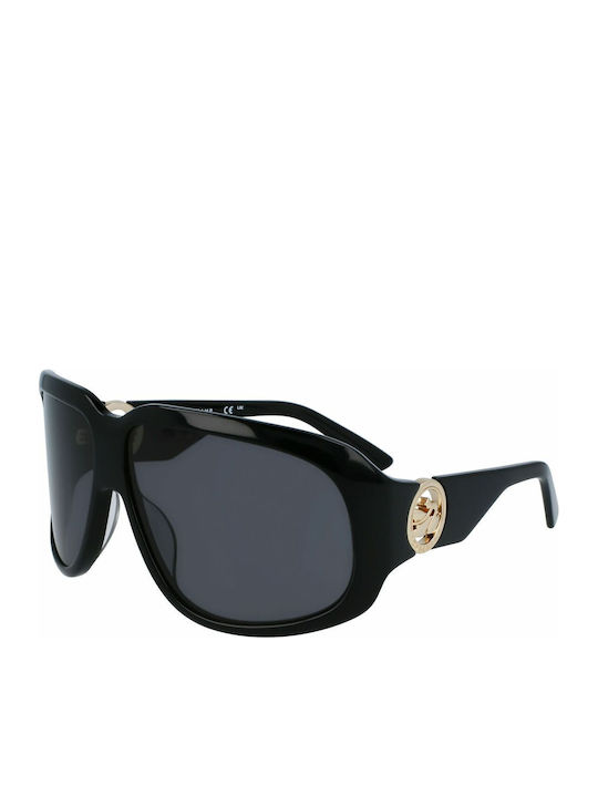 Longchamp Sunglasses Μαύρα with Acetate Frame & Black Lens
