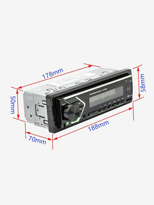 PerVoi Auto-Audiosystem 1DIN (Bluetooth/USB)