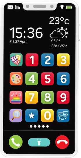 AS Παιχνίδι Τηλέφωνο Smartphone με Φως για 24+ Μηνών