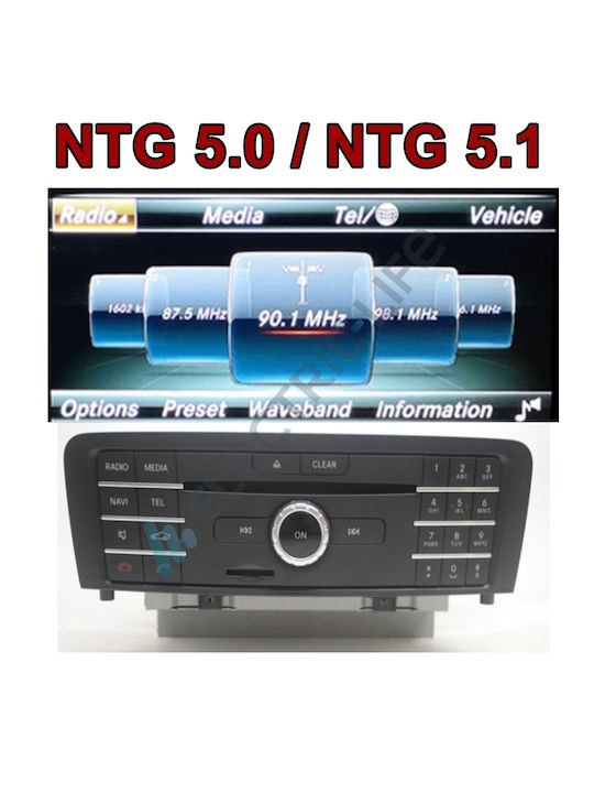 LM Digital Sistem Audio Auto pentru Mercedes-Benz Clasa B 2012> 2015 (Bluetooth/USB/WiFi/GPS/Apple-Carplay/Android-Auto)