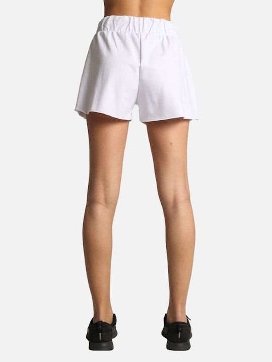 Pantaloni Scurți Sport Pentru Femei Alb