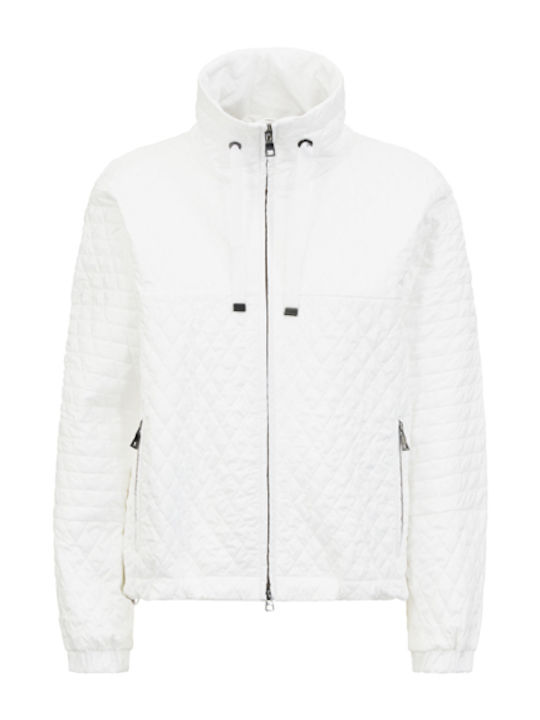 Geox Women's Short Lifestyle Jacket for Winter White