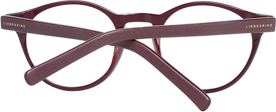 Liebeskind Plastic Eyeglass Frame Red 11018-00300
