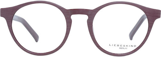 Liebeskind Plastic Eyeglass Frame Red 11018-00300