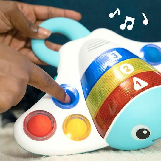 Baby Einstein Βρεφικό Παιχνίδι Dimple and Delight Stingray με Ήχους για 6+ Μηνών
