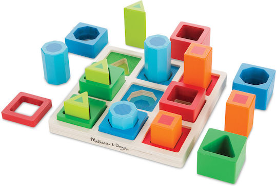 Melissa & Doug Shape Sorting Toy Sorting Set ''Shape Sequence'' made of Wood