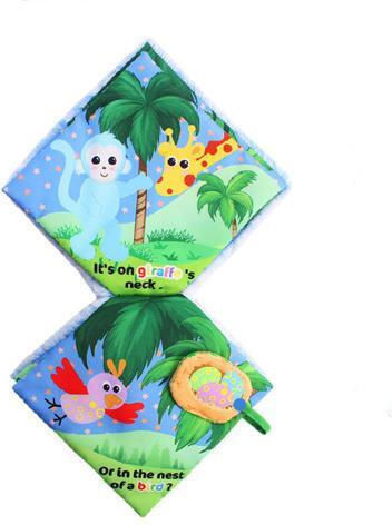 Jollybaby Activity Book Bunny Book made of Fabric with Sounds for 0++ Months