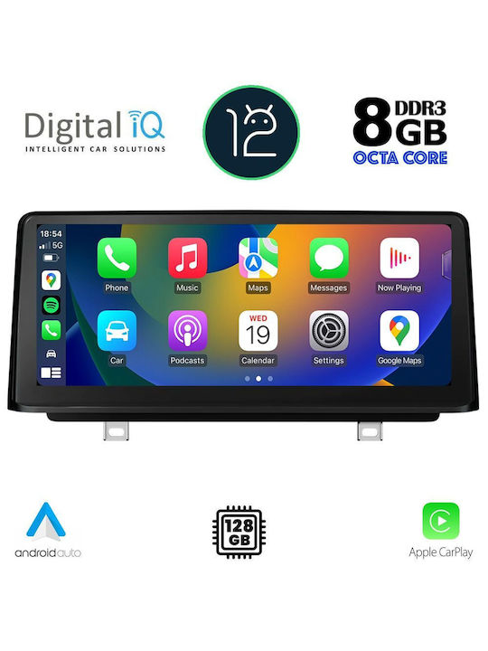 Digital IQ Sistem Audio Auto pentru BMW Magazin online Seria 2 2014-2018 (Bluetooth/USB/AUX/WiFi/GPS/Apple-Carplay/Android-Auto) cu Ecran Tactil 12.3"
