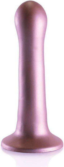 Curved Dummy Silicone Ultra Soft Silicone Curvy G Spot Dildo Rose 18cm